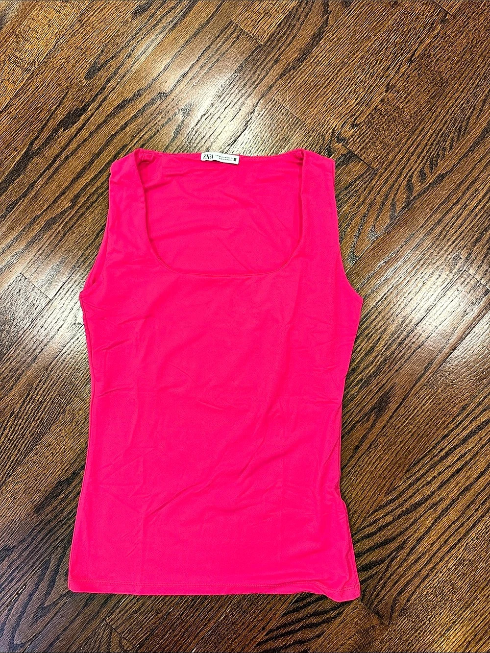 Zara Pink Tank Top Size Medium Like New
